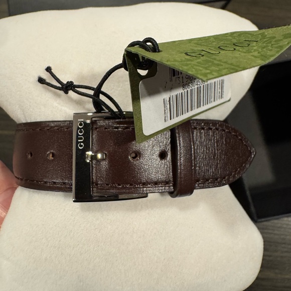 Gucci G-Timeless analog quartz Calfskin Leather strap men watch - Picture 4 of 8